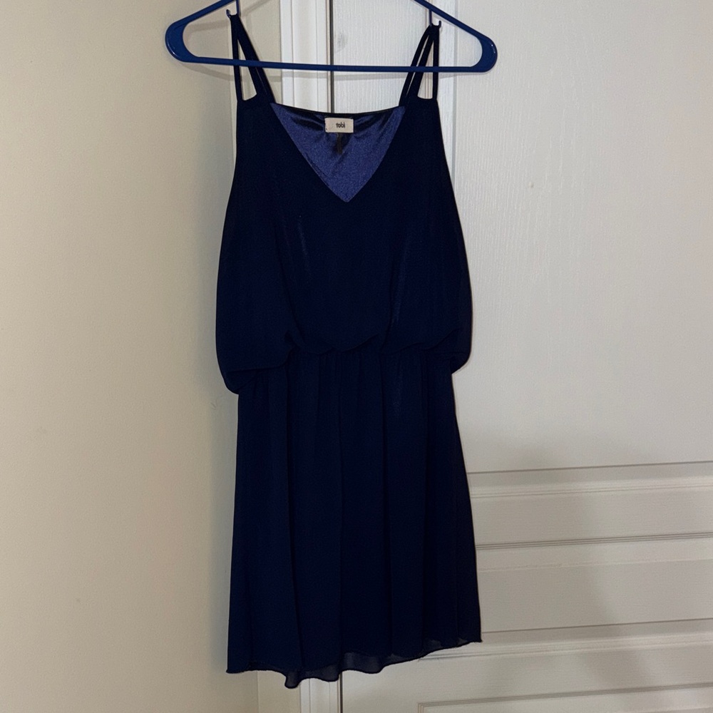 Tobi Navy Blue Mini Dress